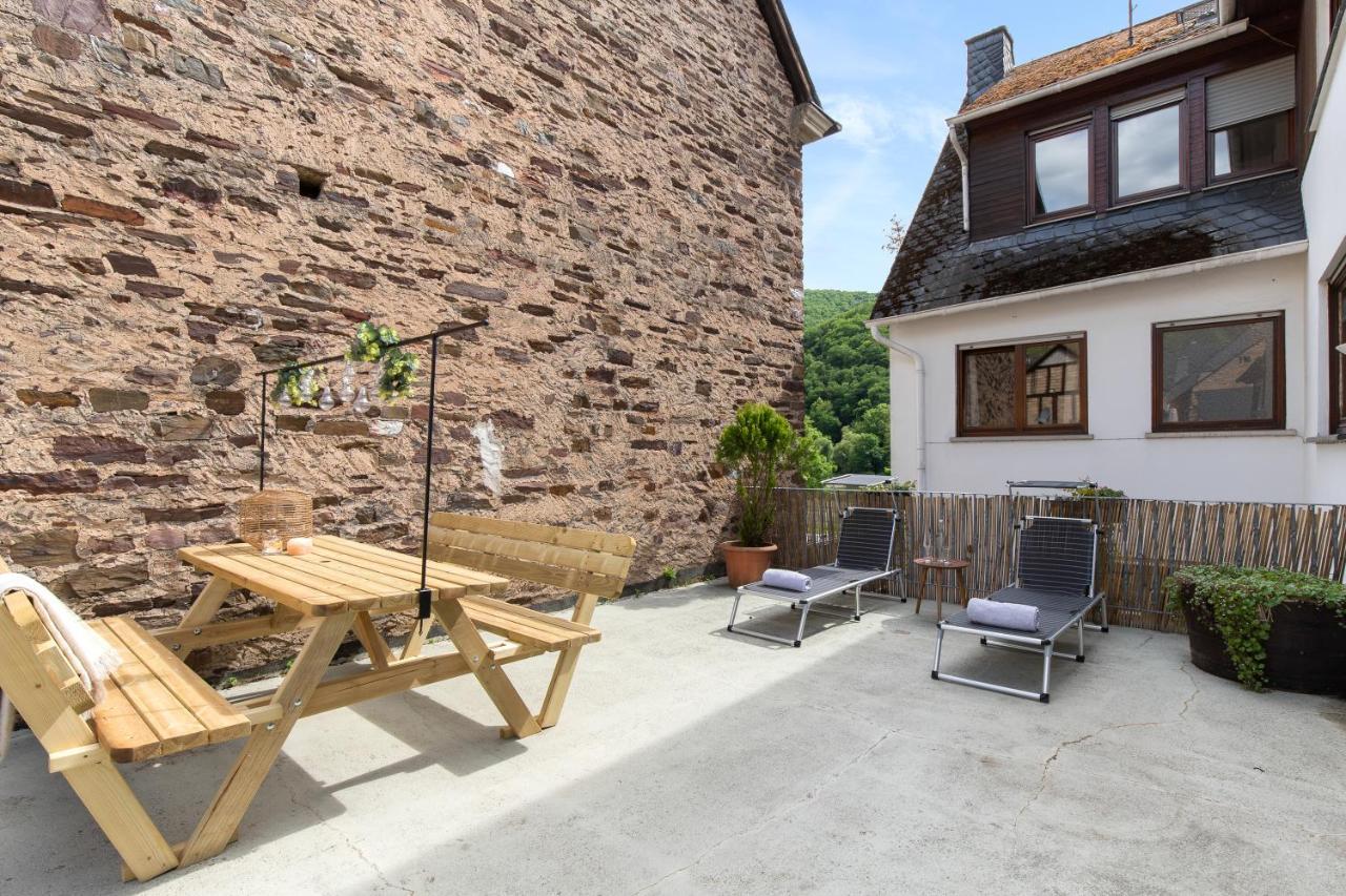 Appartamento Haus Blaue Traube Mit Moselblick Ediger-Eller Esterno foto