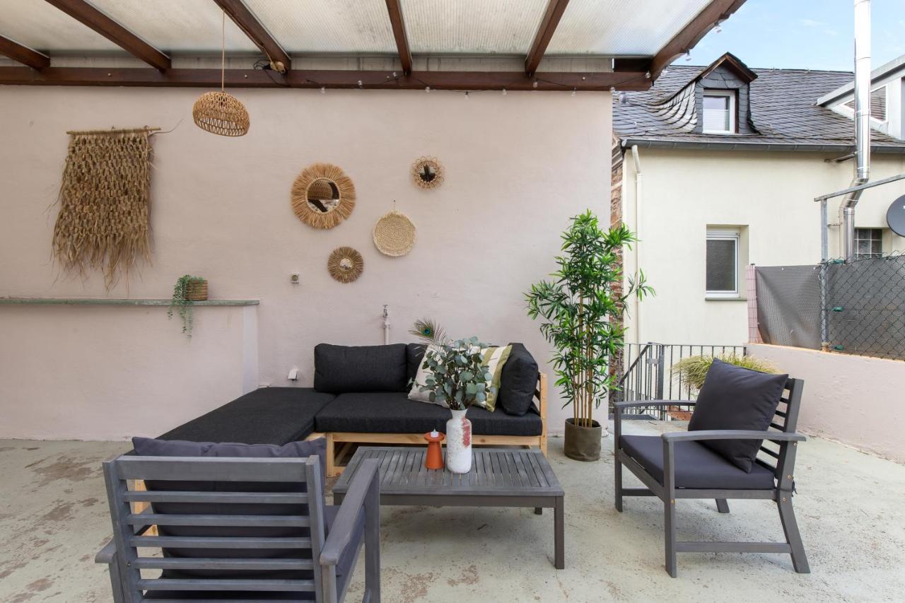 Appartamento Haus Blaue Traube Mit Moselblick Ediger-Eller Esterno foto